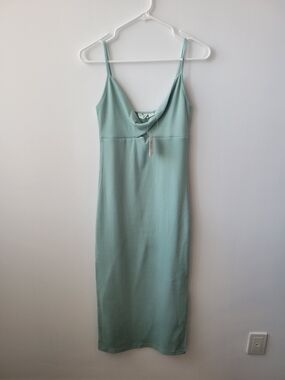 Roxy Mint Green Slip Dress with Adjustable Straps